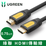【拆封新品/福利品】綠聯 HDMI2.0傳輸線 Black Orange版/Yellow