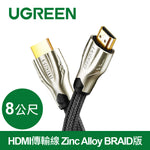 【拆封新品/福利品】綠聯 HDMI傳輸線 Zinc Alloy BRAID版