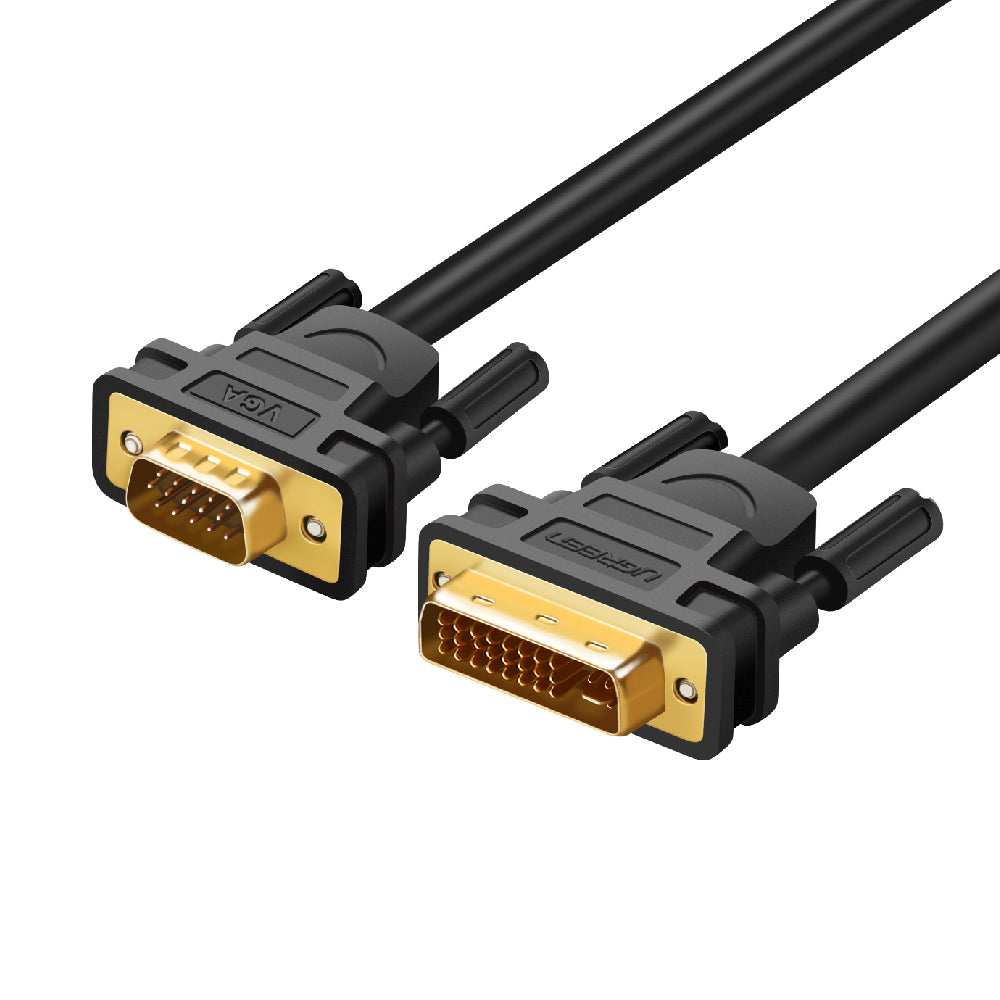 【福利品】綠聯 1.5M DVI轉VGA線 DVI(24+5) male to VGA male cable