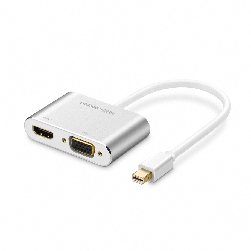 【福利品】綠聯 HDMI2.0傳輸線綠聯 Mini DP轉HDMI+VGA轉換器