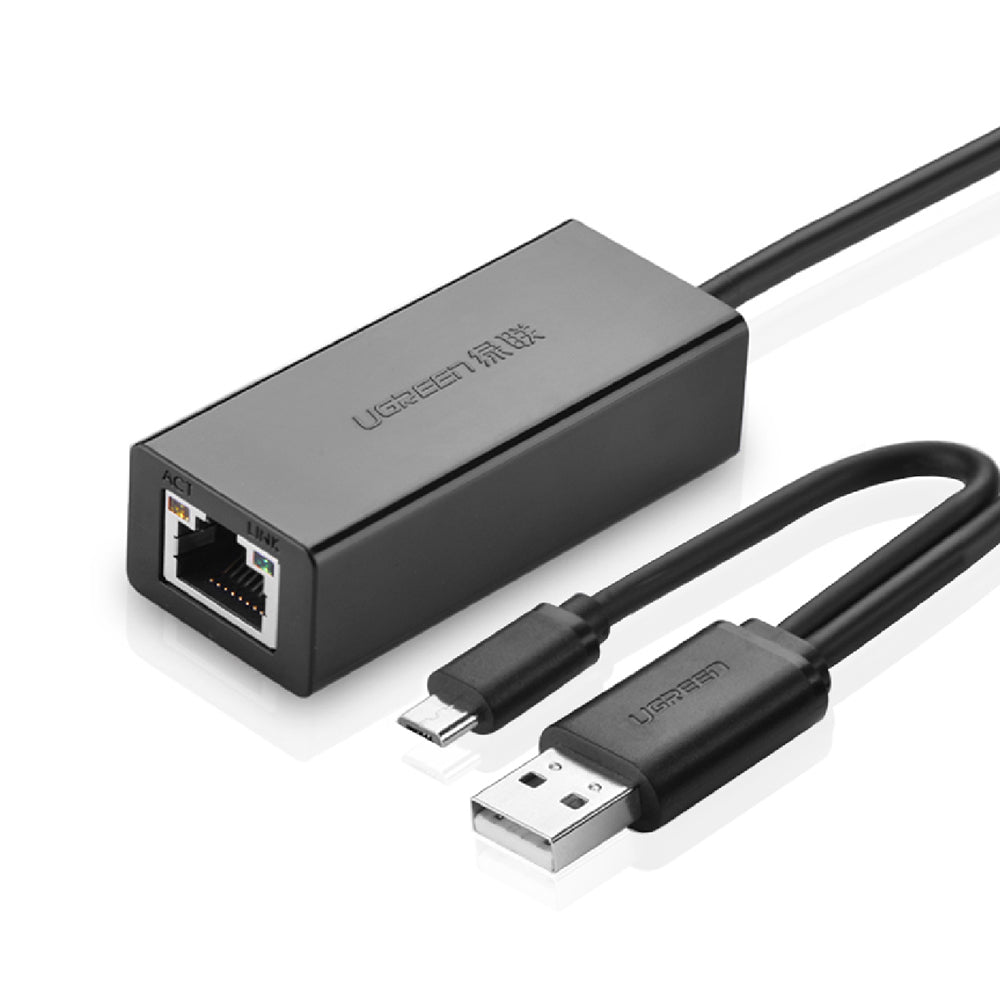 【福利品】綠聯 USB/Micro USB OTG網路卡