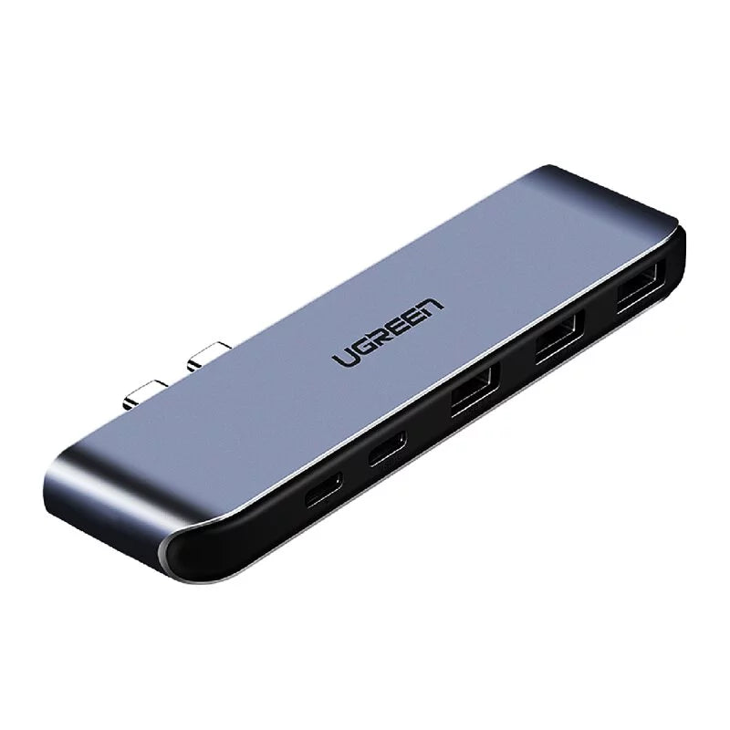 綠聯MacBook集線器USB3.0*3+USB-C*2+PD+8K Thunderbolt3