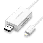 綠聯 Mfi Lightning/USB雙介面SD/TF讀卡機 APPLE原廠認證