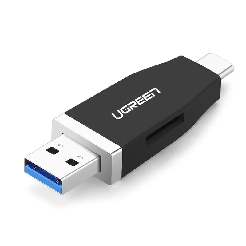 綠聯 TF讀卡機Type-C USB3.0手機電腦兩合一OTG