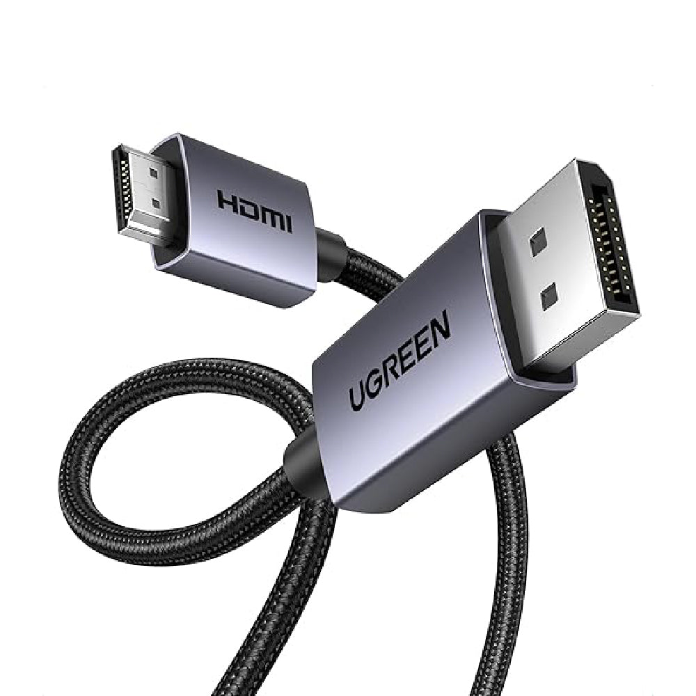 綠聯 DP轉HDMI 線 4K/30Hz 金屬編織 高畫質影音傳輸線 電腦顯示器用 Pro版