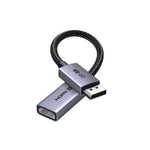綠聯 DisplayPort轉HDMI轉接線 DP公轉HDMI母 4K/60Hz 鋁合金外殼