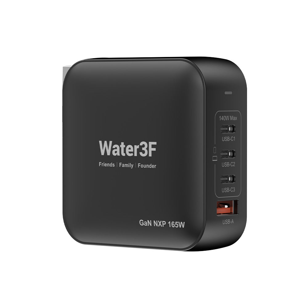 Water3F 165W 4孔GaN快速充電器 3C1A版