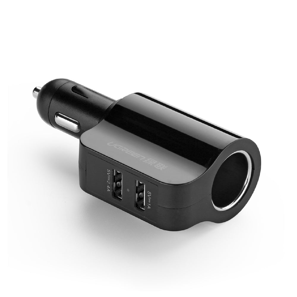 【拆封新品/福利品】綠聯 雙USB 3.4A車用點菸充電器