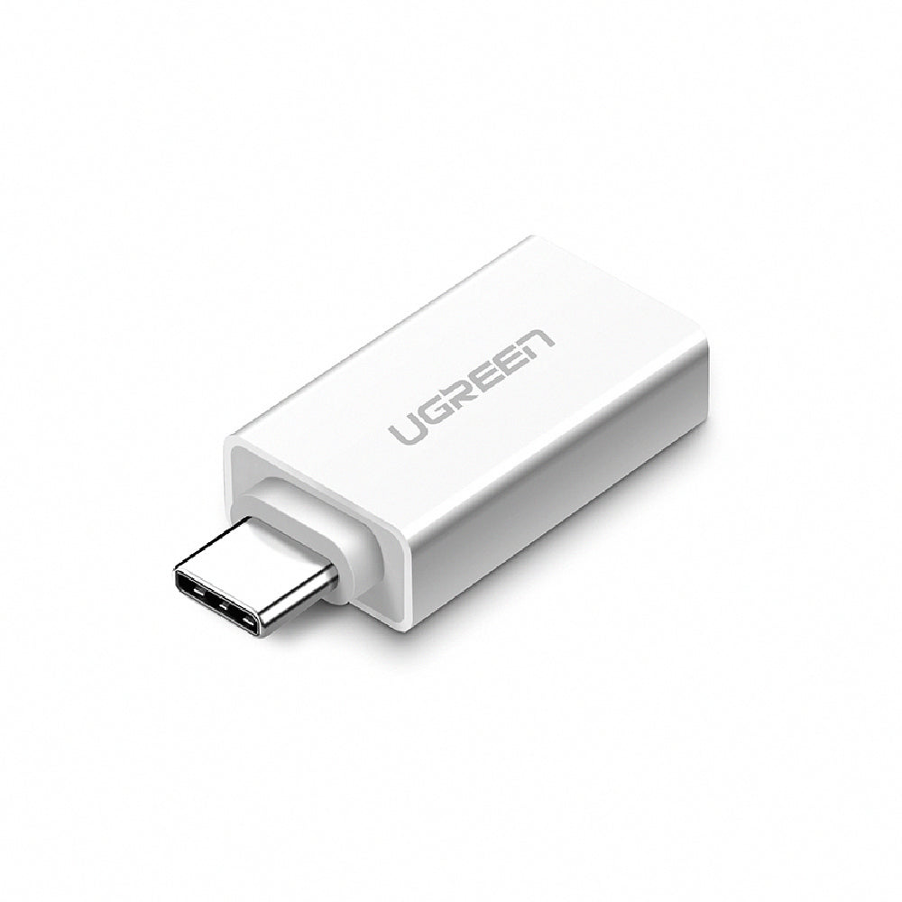 【拆封新品/福利品】綠聯 USB 3.1 Type C轉USB3.0高速轉接頭 雅典白
