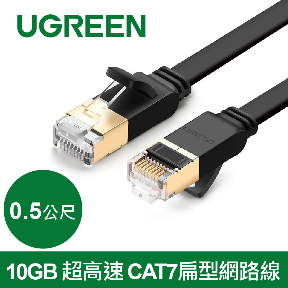 【拆封新品/福利品】綠聯 CAT7網路線 FLAT版