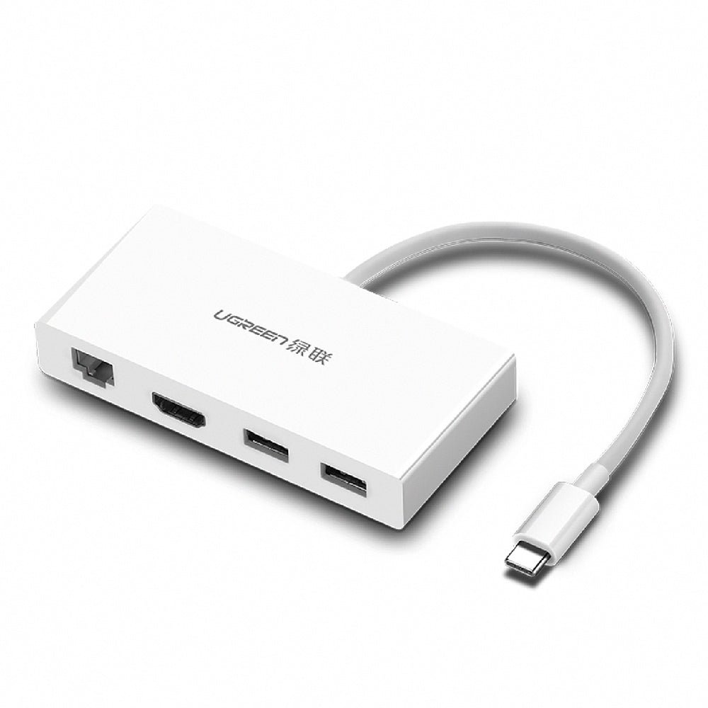 [拆封新品/福利品] 綠聯 Type-C HDMI/USB3.0*2/網路三合一多功能HUB集線器