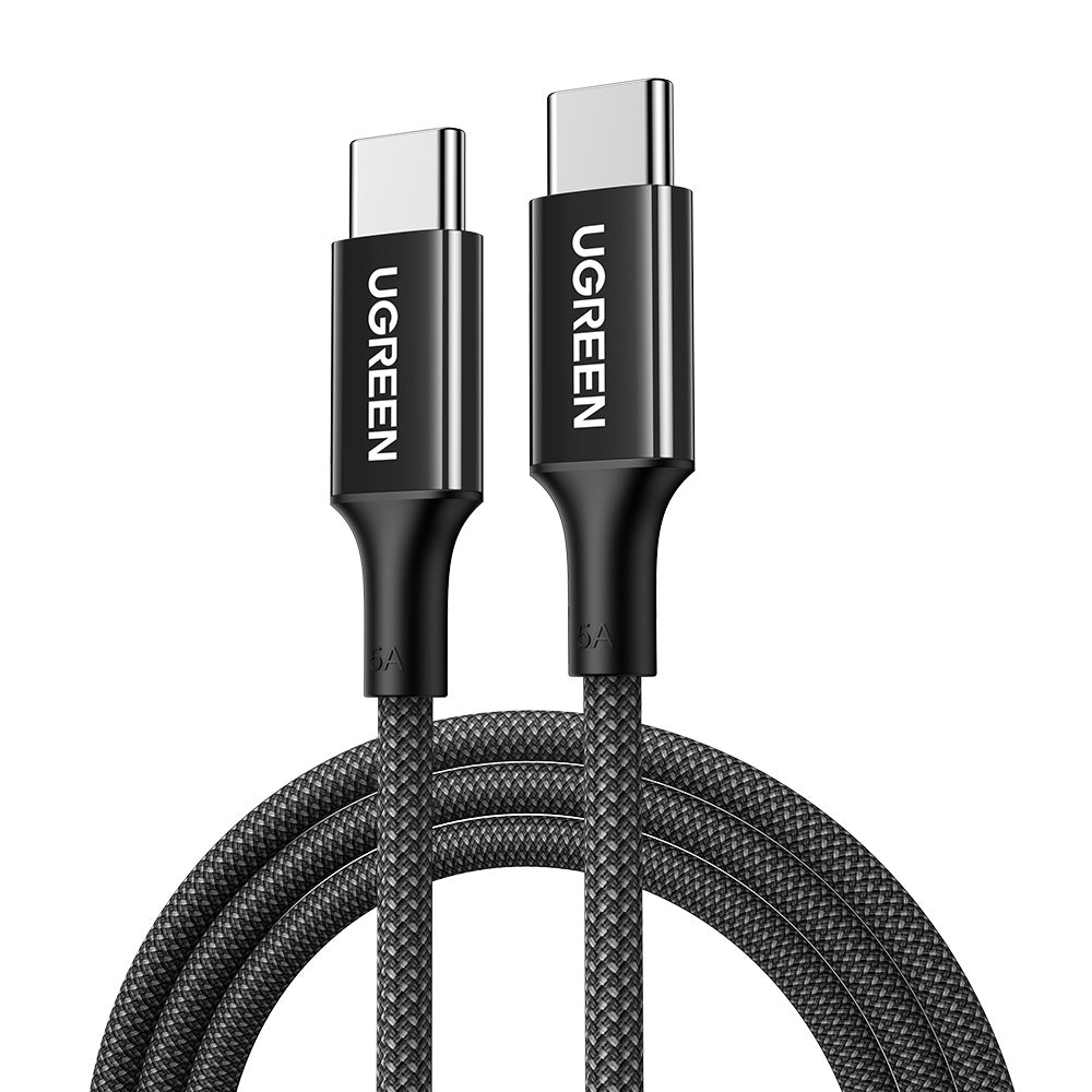 綠聯 100W USB-C to USB-C 快充線 編織耐用傳輸線 S版