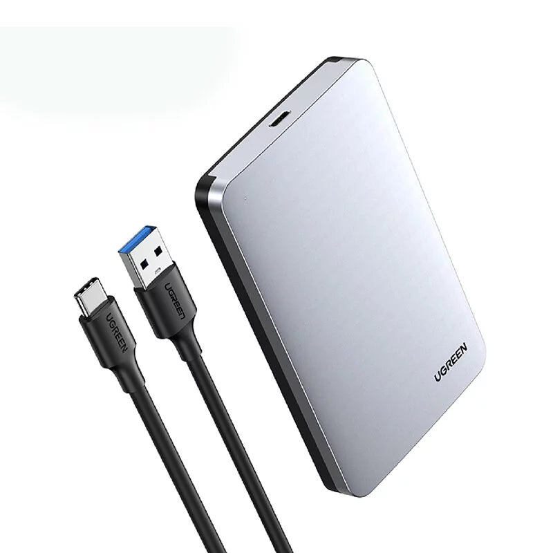 綠聯 2.5吋USB-C/Type-C 3.1隨身硬碟外接盒 铝合金USB-A版