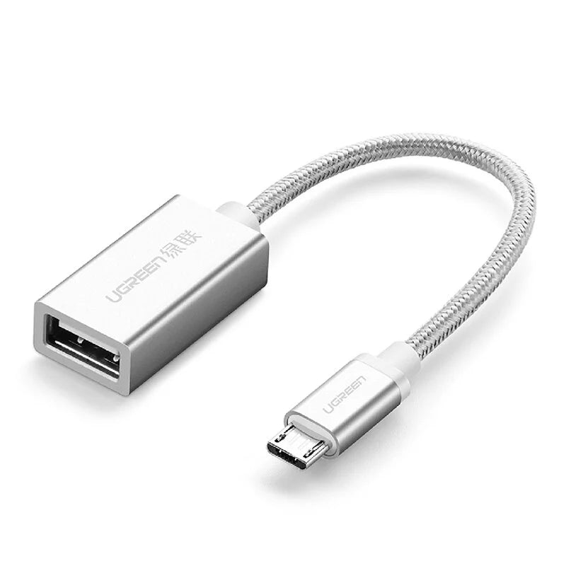 [福利品]綠聯 Micro USB OTG傳輸線  BRAID版