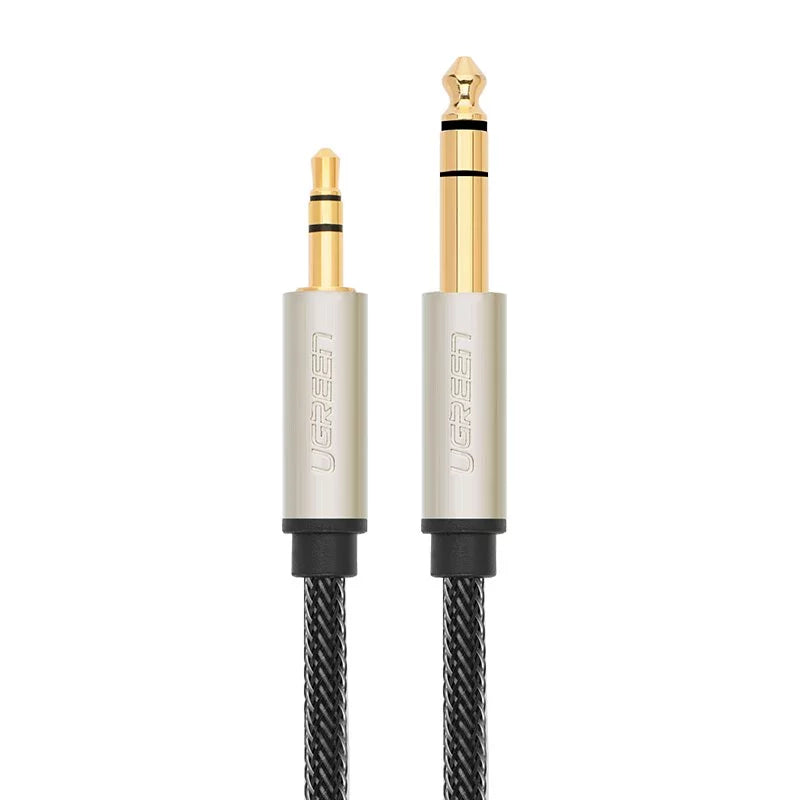 [福利品] 綠聯 3.5mm轉6.35mm發燒級音源線