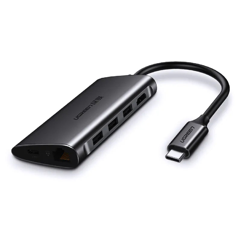 綠聯 Type C Hub 多功能PD集線器 USB3.0+GLAN +SD+TF 4K HDMI版