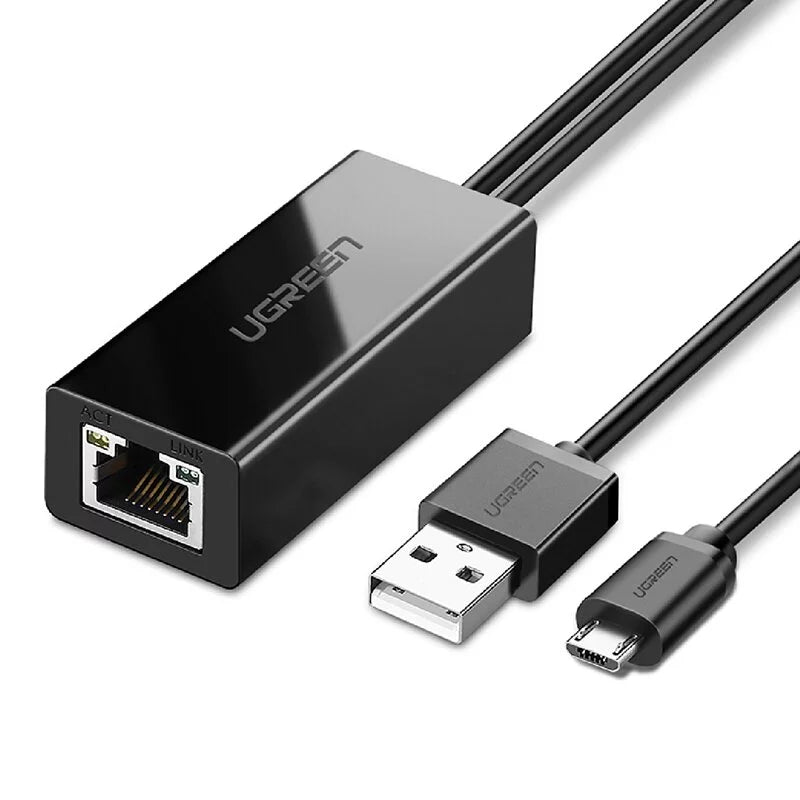 綠聯 1M  USB/Micro USB OTG網路卡