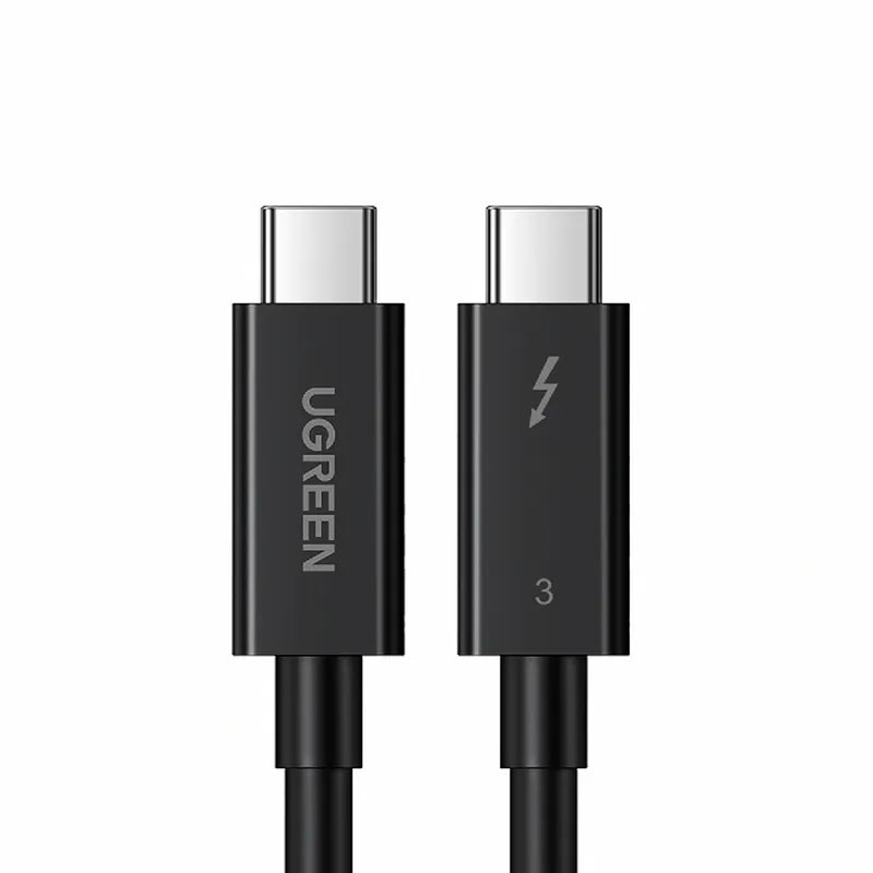 [福利品]  綠聯Thunderbolt 3雷電3 Type-C傳輸線40Gbps/100W 英特爾官方認證 旗鑑版 (2公尺)