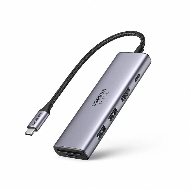 綠聯 六合一多功能USB-C集線器 4K 60Hz版