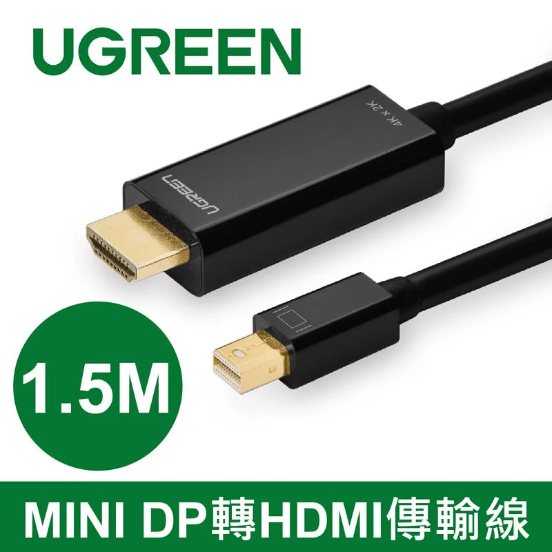 [福利品]綠聯 MINI DP轉HDMI傳輸線