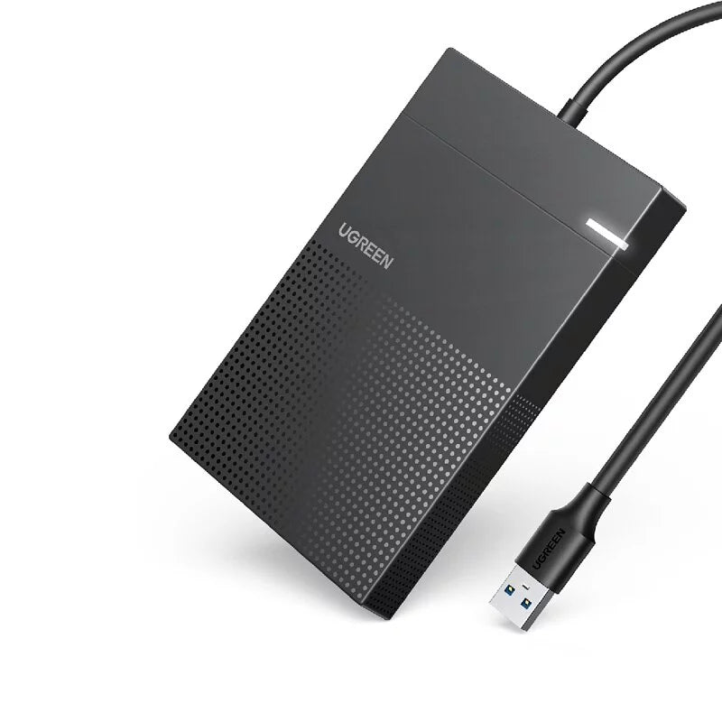 綠聯2.5吋硬碟外接盒 免工具安裝 固定線版