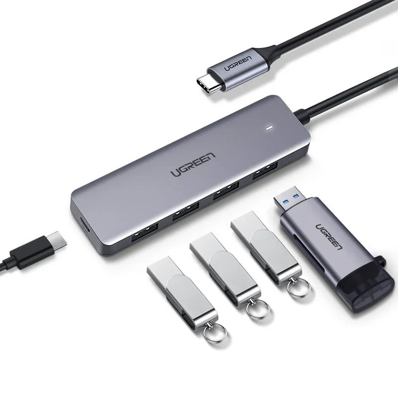 綠聯 USB-C集線器 USB3.0*4   5Gpbs版