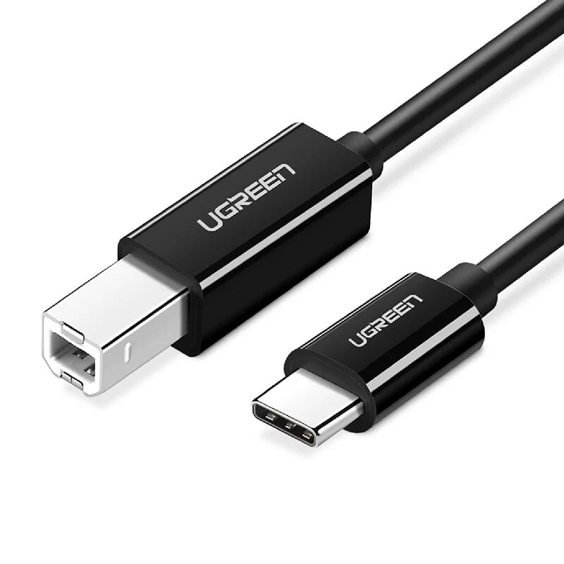 綠聯 Type-C 2.0對USB-B印表機多功能傳輸線