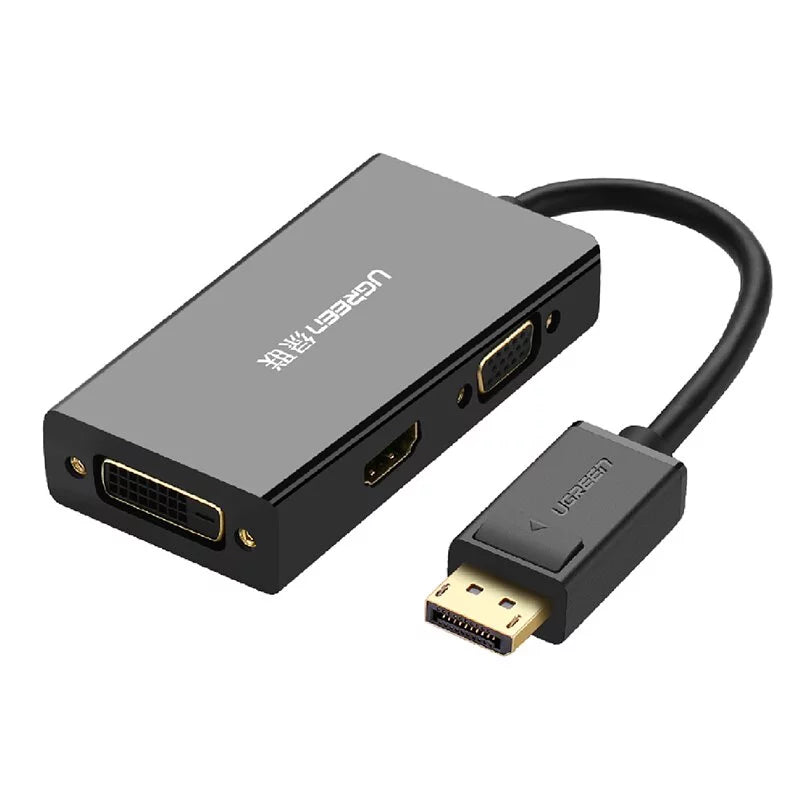 綠聯 DisplayPort轉HDMI/VGA/DVI轉換器 PRO版