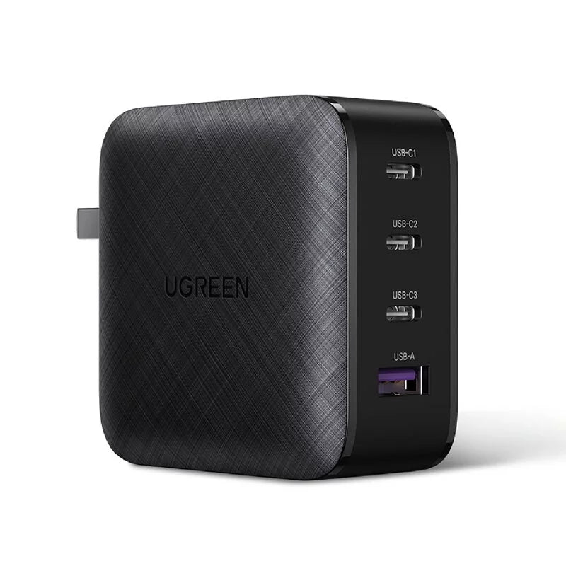 [福利品]綠聯 65W 3C1A 四孔 GaN 氮化鎵 高速充電器 PD 快充頭 Macbook Pro/iPhone15適用