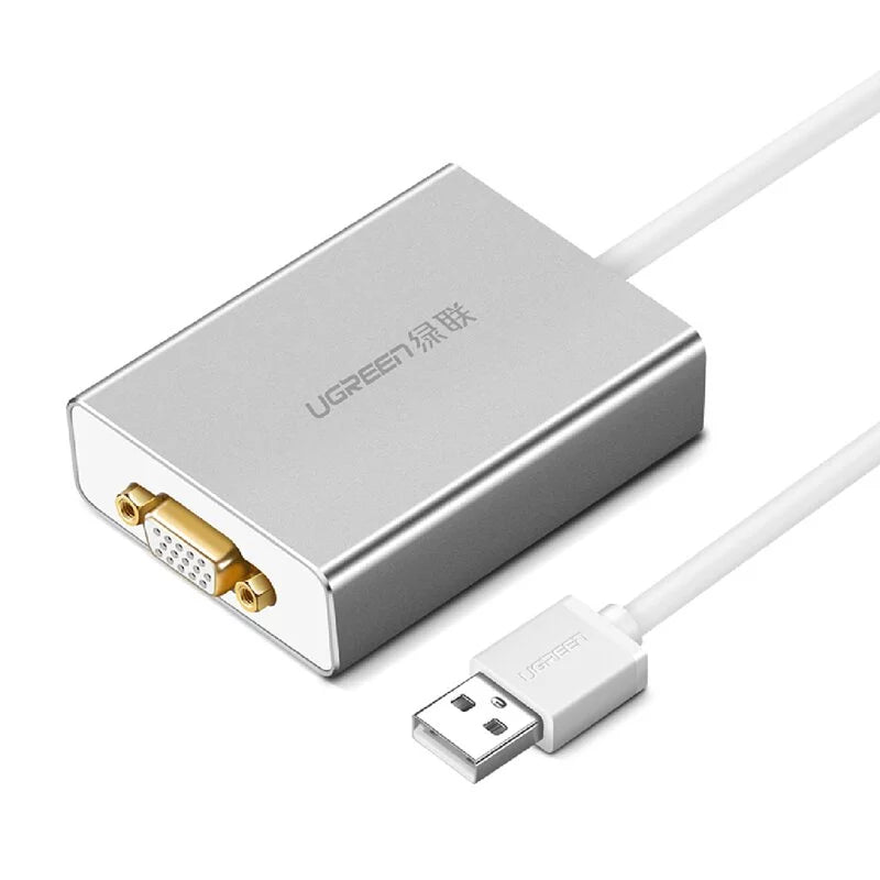 綠聯 80CM USB2.0轉VGA轉換器