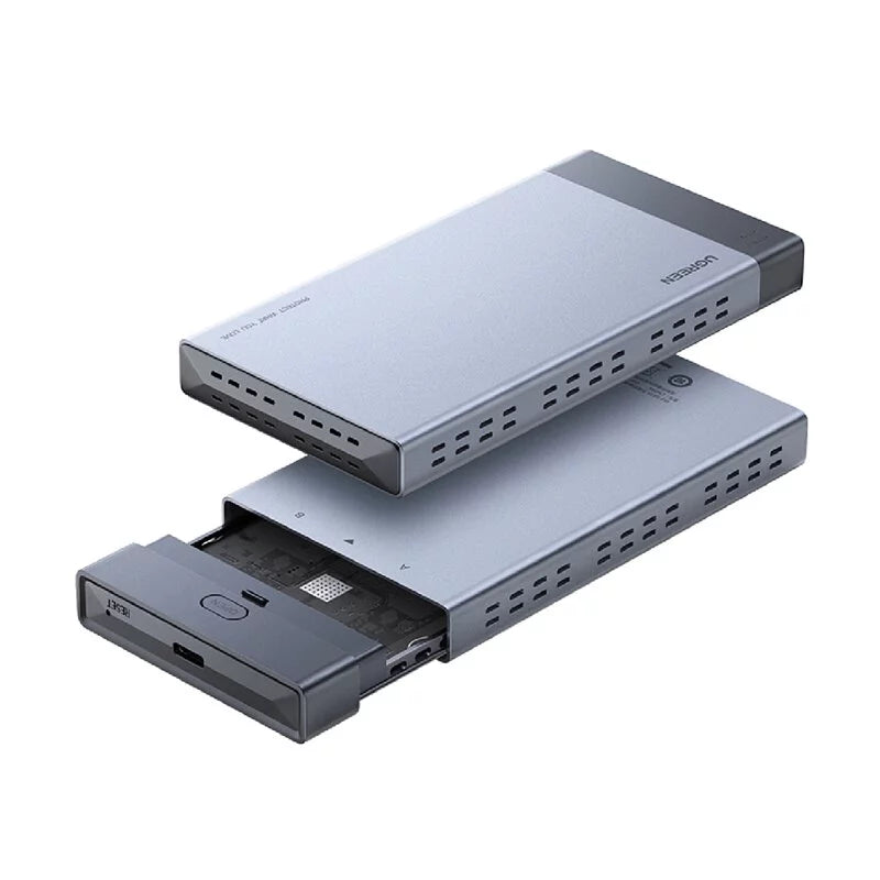 綠聯 M.2雙硬碟外接盒 台灣祥碩晶片 4種RAID模式 鋁合金SATA版