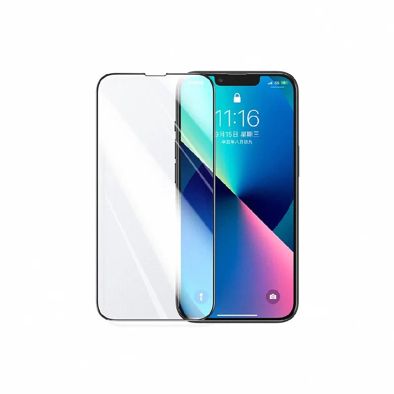 綠聯iPhone 13/14 Plus/Pro/Pro Max 滿版玻璃保護貼 附貼膜器
