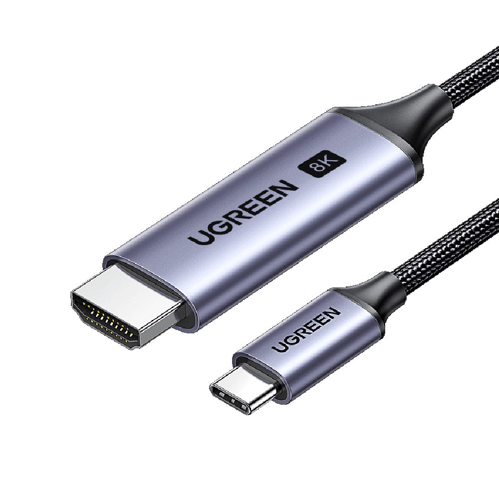 綠聯 USB-C轉HDMI 2.1 8K 影音傳輸線 鋁合金編織