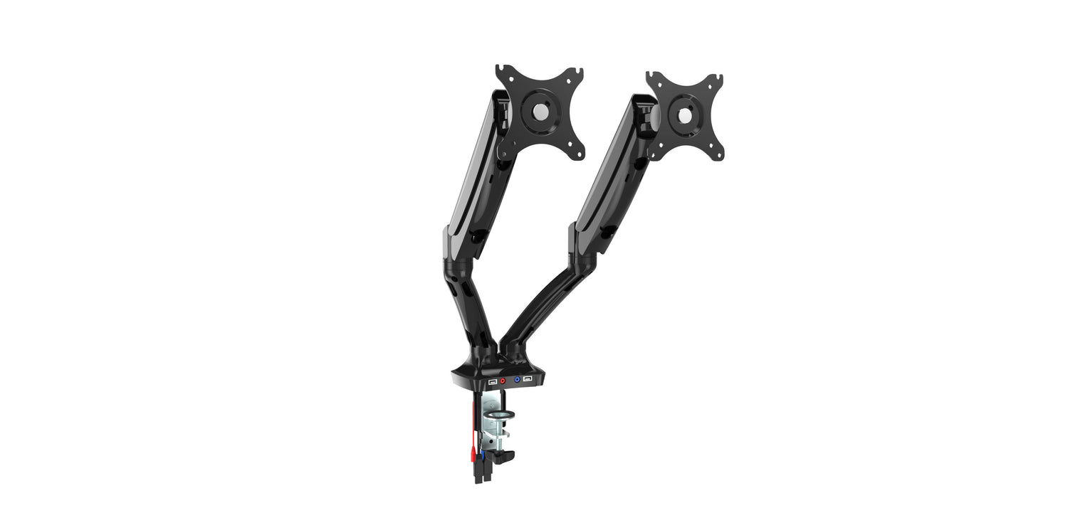 [拆封新品/福利品]樂歌Loctek 人體工學 10"-27" 全維度氣彈式電腦樂歌架 DLB502D-HM