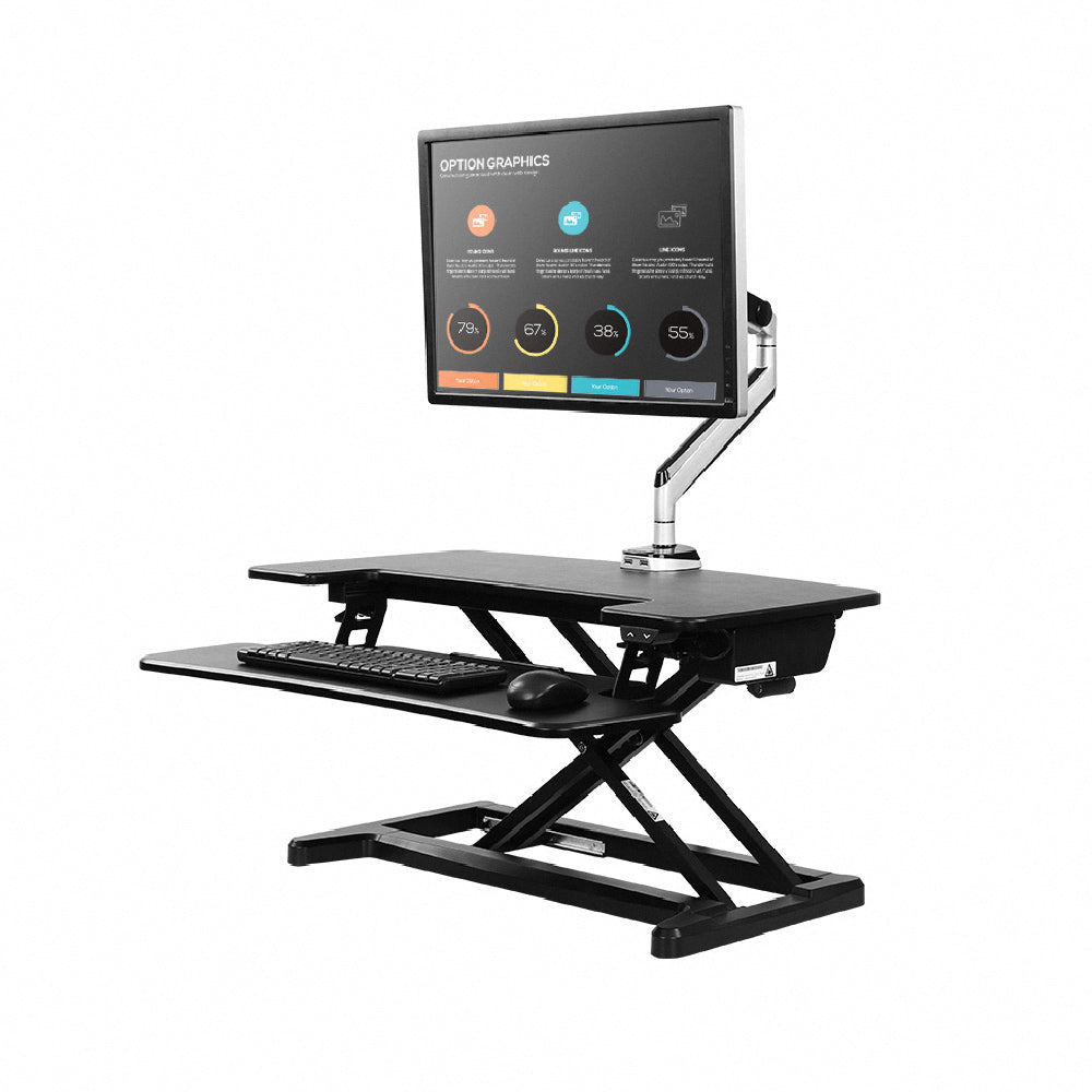 [拆封新品/福利品]樂歌Loctek 電動升降台 EM7S雅黑