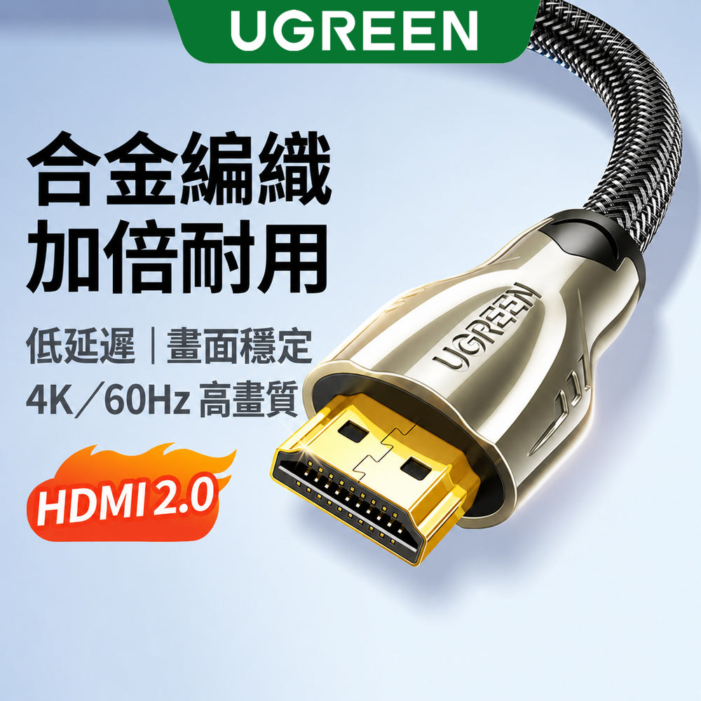 綠聯 HDMI2.0傳輸線