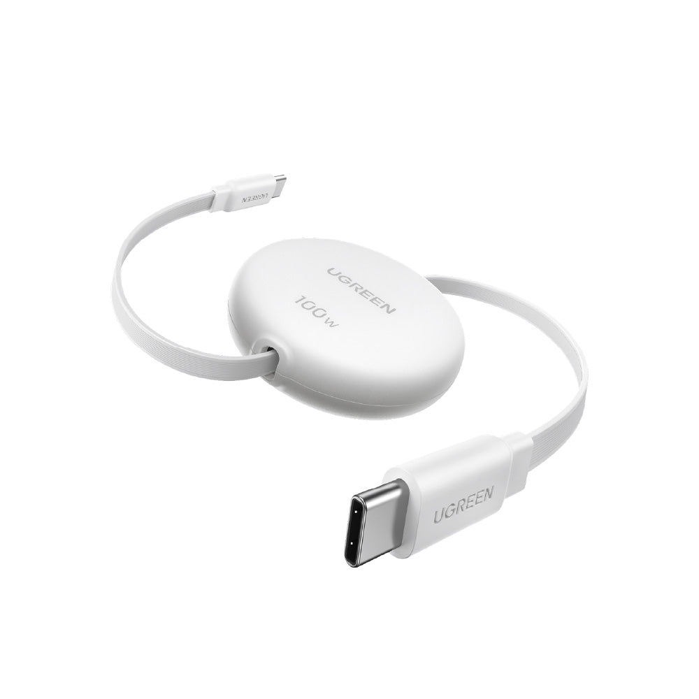 綠聯 Type-C轉Type-C快充線 USB2.0 100W伸縮充電傳輸線