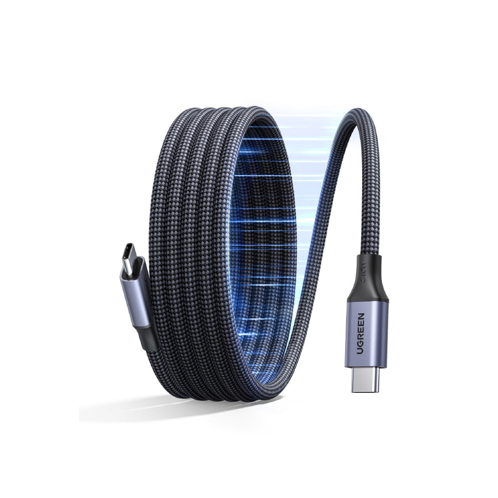 綠聯 Type-C轉Type-C PD磁吸快充線 USB2.0 240W充電傳輸線