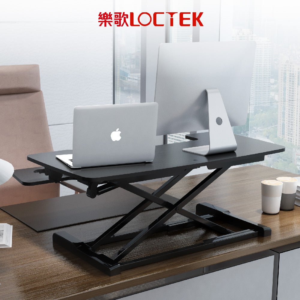 [拆封新品/福利品]樂歌Loctek 人體工學 自由懸停升降台 MT117M黑色