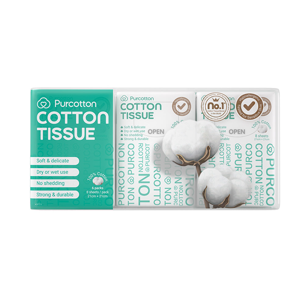 全棉時代 100%純棉乾濕兩用巾 8片 旅行隨身包 六包入